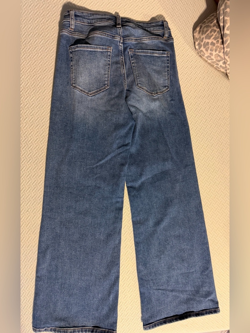 Zenana Outfitters Women's Blue Wide Leg Jeans - Picture 2 of 8